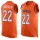 Nike Broncos #22 C.J. Anderson Orange Team Color Men's Stitched NFL Limited Tank Top Jersey