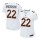 Women's Broncos #22 C.J. Anderson White Stitched NFL Game Event Jersey