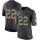 Nike Broncos #22 Kareem Jackson Black Men's Stitched NFL Limited 2016 Salute to Service Jersey