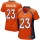 Women's Broncos #23 Devontae Booker Orange Team Color Stitched NFL New Elite Jersey