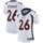 Women's Broncos #26 Darian Stewart White Stitched NFL Vapor Untouchable Limited Jersey