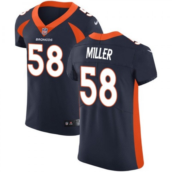 Nike Broncos #58 Von Miller Navy Blue Alternate Men's Stitched NFL Vapor Untouchable Elite Jersey