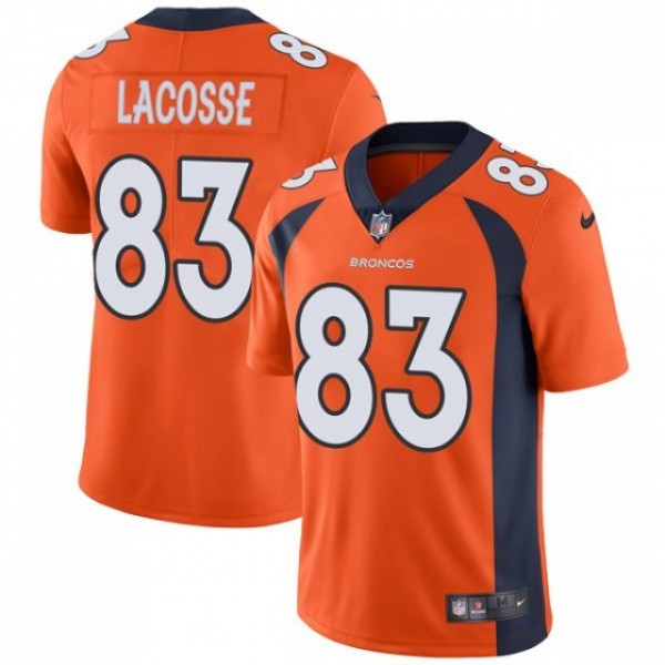 Nike Broncos #83 Matt LaCosse Orange Team Color Men's Stitched NFL Vapor Untouchable Limited Jersey