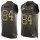 Nike Broncos #84 Shannon Sharpe Green Men's Stitched NFL Limited Salute To Service Tank Top Jersey