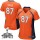 Women's Broncos #87 Eric Decker Orange Team Color Super Bowl XLVIII Stitched NFL Elite Jersey