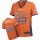Women's Broncos #95 Derek Wolfe Orange Team Color Stitched NFL Elite Drift Jersey