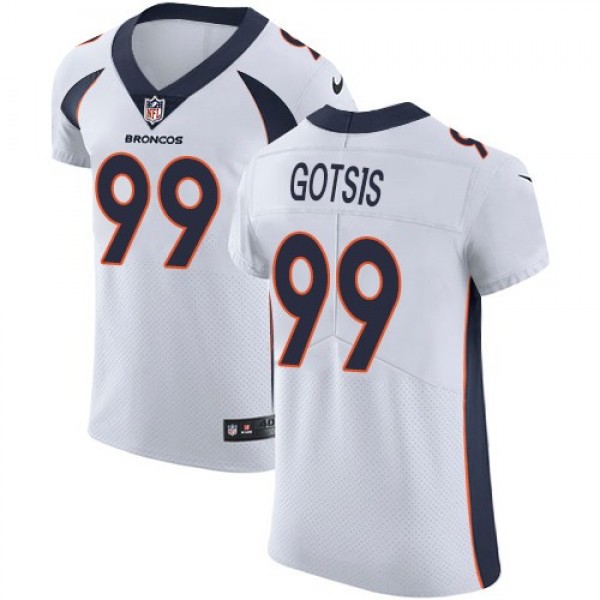 Nike Broncos #99 Adam Gotsis White Men's Stitched NFL Vapor Untouchable Elite Jersey