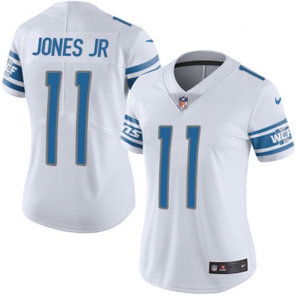 Women's Lions #11 Marvin Jones Jr White Stitched NFL Vapor Untouchable Limited Jersey
