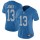 Women's Lions #13 T.J. Jones Blue Throwback Stitched NFL Vapor Untouchable Limited Jersey