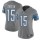 Women's Lions #15 Golden Tate III Gray Stitched NFL Limited Rush Jersey