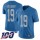 Nike Lions #19 Kenny Golladay Blue Throwback Men's Stitched NFL 100th Season Vapor Limited Jersey