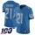 Nike Lions #21 Tracy Walker Blue Team Color Men's Stitched NFL 100th Season Vapor Untouchable Limited Jersey