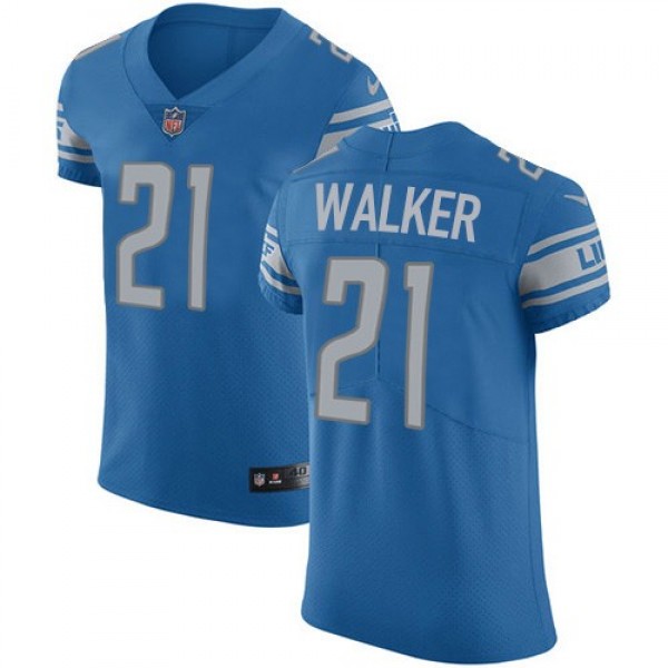 Nike Lions #21 Tracy Walker Blue Team Color Men's Stitched NFL Vapor Untouchable Elite Jersey
