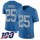 Nike Lions #25 Will Harris Blue Throwback Men's Stitched NFL 100th Season Vapor Untouchable Limited Jersey