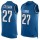 Nike Lions #27 Justin Coleman Blue Team Color Men's Stitched NFL Limited Tank Top Jersey