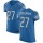 Nike Lions #27 Justin Coleman Blue Team Color Men's Stitched NFL Vapor Untouchable Elite Jersey
