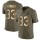 Nike Lions #33 Kerryon Johnson Olive/Gold Men's Stitched NFL Limited 2017 Salute To Service Jersey