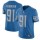 Nike Lions #91 A'Shawn Robinson Blue Team Color Men's Stitched NFL Vapor Untouchable Limited Jersey