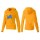 Women's Detroit Lions Logo Pullover Hoodie Yellow Jersey