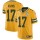 Nike Packers #17 Davante Adams Yellow Men's 100th Season Stitched NFL Limited Rush Jersey