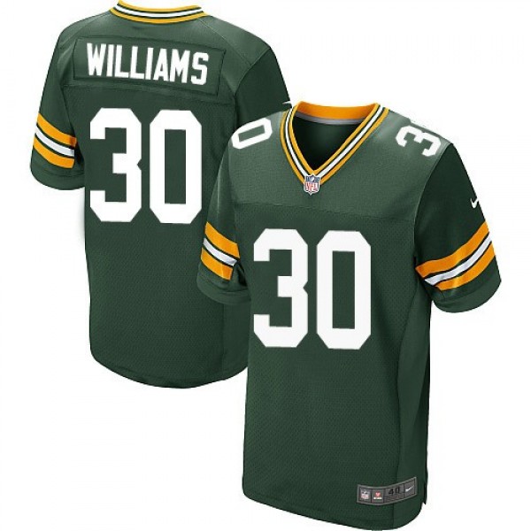 Nike Packers #30 Jamaal Williams Green Team Color Men's Stitched NFL Elite Jersey