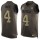 Nike Packers #4 Brett Favre Green Men's Stitched NFL Limited Salute To Service Tank Top Jersey