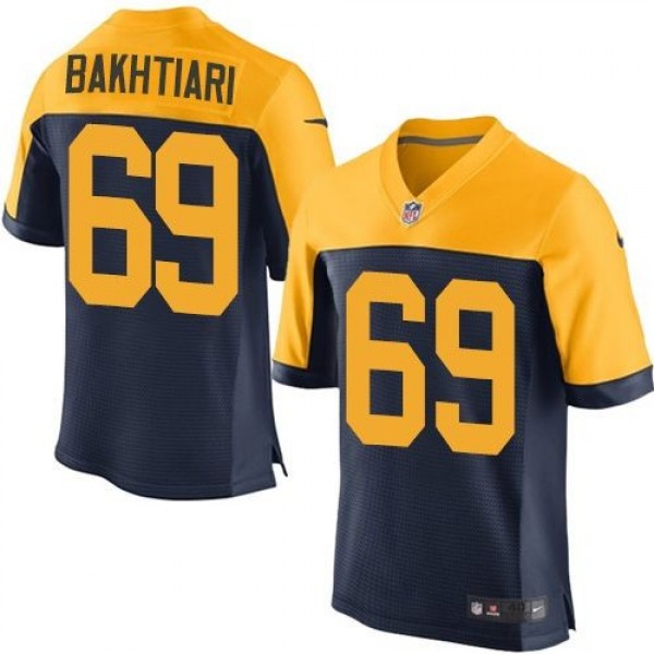 Nike Packers #69 David Bakhtiari Navy Blue Alternate Men's Stitched NFL New Elite Jersey