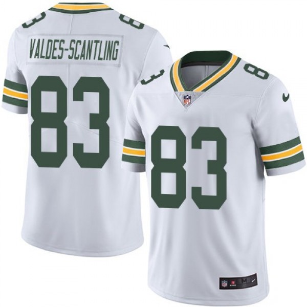 Nike Packers #83 Marquez Valdes-Scantling White Men's Stitched NFL Vapor Untouchable Limited Jersey