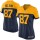 Women's Packers #87 Jordy Nelson Navy Blue Alternate Stitched NFL New Elite Jersey