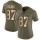 Women's Packers #87 Jordy Nelson Olive Gold Stitched NFL Limited 2017 Salute to Service Jersey
