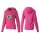 Women's Green Bay Packers Logo Pullover Hoodie Pink Jersey