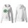 Women's Green Bay Packers Logo Pullover Hoodie White Jersey