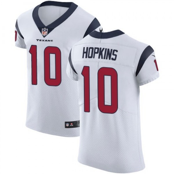 Nike Texans #10 DeAndre Hopkins White Men's Stitched NFL Vapor Untouchable Elite Jersey