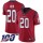 Nike Texans #20 Justin Reid Red Alternate Men's Stitched NFL 100th Season Vapor Limited Jersey