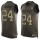 Nike Texans #24 Johnathan Joseph Green Men's Stitched NFL Limited Salute To Service Tank Top Jersey