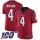Nike Texans #4 Deshaun Watson Red Alternate Men's Stitched NFL 100th Season Vapor Limited Jersey