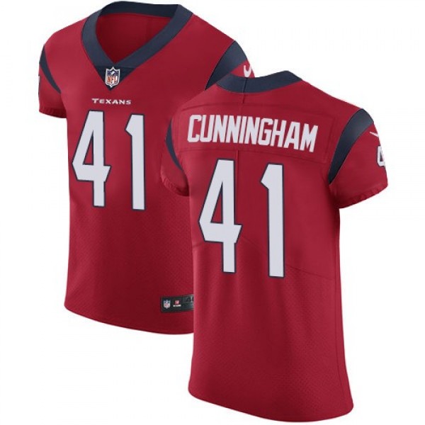 Nike Texans #41 Zach Cunningham Red Alternate Men's Stitched NFL Vapor Untouchable Elite Jersey