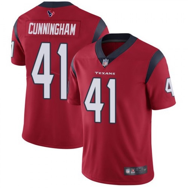 Nike Texans #41 Zach Cunningham Red Alternate Men's Stitched NFL Vapor Untouchable Limited Jersey