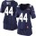Women's Texans #44 Ben Tate Navy Blue Team Color With 10TH Patch Breast Cancer Awareness Stitched NFL Elite Jersey
