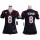 Women's Texans #8 Matt Schaub Navy Blue Team Color With C Patch Stitched NFL Elite Jersey