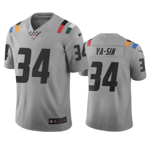Indianapolis Colts #34 Rock Ya-Sin Gray Vapor Limited City Edition NFL Jersey