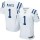 Nike Colts #1 Pat McAfee White Men's Stitched NFL Elite Jersey