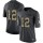 Nike Colts #12 Andrew Luck Black Men's Stitched NFL Limited 2016 Salute to Service Jersey