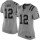 Women's Colts #12 Andrew Luck Gray Stitched NFL Limited Gridiron Gray Jersey