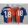 Nike Colts #18 Peyton Manning Orange/Royal Blue Men's Stitched NFL Elite Split Broncos Jersey