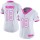 Women's Colts #18 Peyton Manning White Pink Stitched NFL Limited Rush Jersey