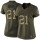 Women's Colts #21 Vontae Davis Green Stitched NFL Limited Salute to Service Jersey
