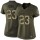 Women's Colts #23 Frank Gore Green Stitched NFL Limited Salute to Service Jersey