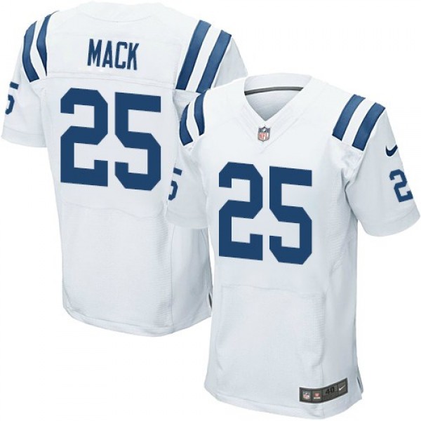 Nike Colts #25 Marlon Mack White Men's Stitched NFL Elite Jersey