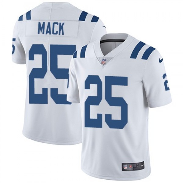 Nike Colts #25 Marlon Mack White Men's Stitched NFL Vapor Untouchable Limited Jersey